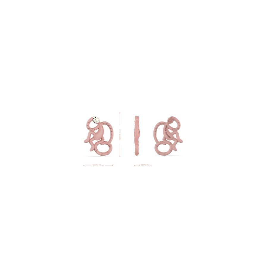 Μασητικό Matchstick Monkey Mini Monkey Teether Susty Pink