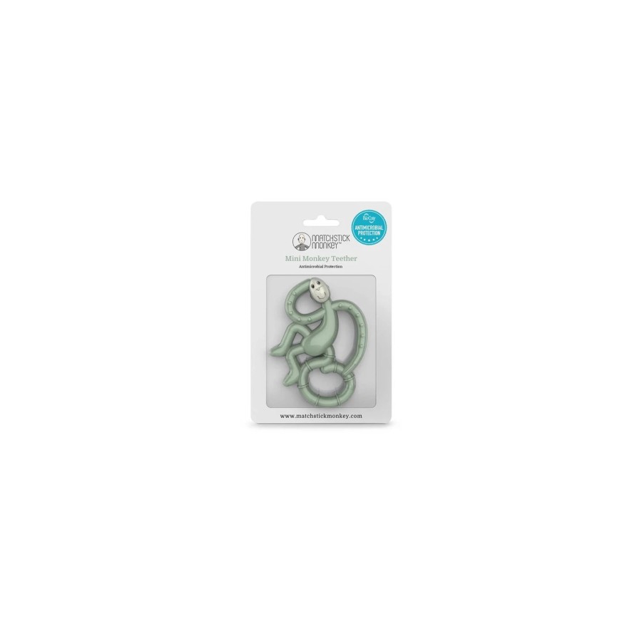 Μασητικό Matchstick Monkey Mini Monkey Teether Mint Green