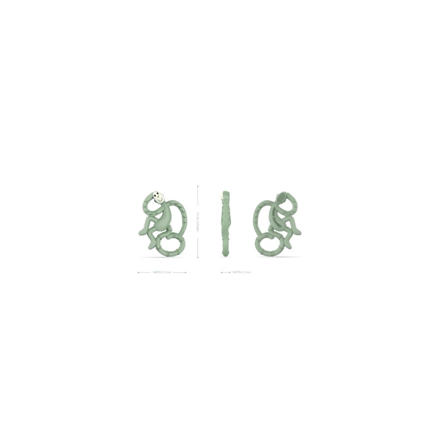 Μασητικό Matchstick Monkey Mini Monkey Teether Mint Green