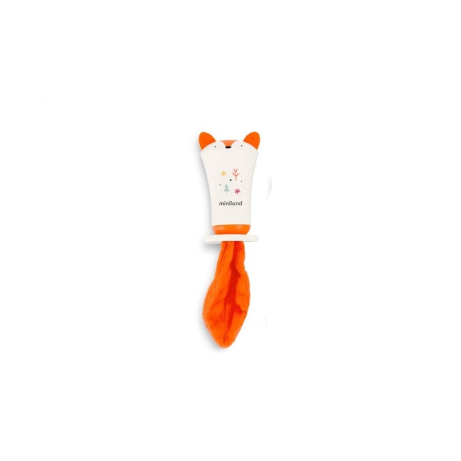 Miniland Foxy Rattle Μουσική Κουδουνίστρα Μωρού με Μασητικό Οδοντοφυΐας
