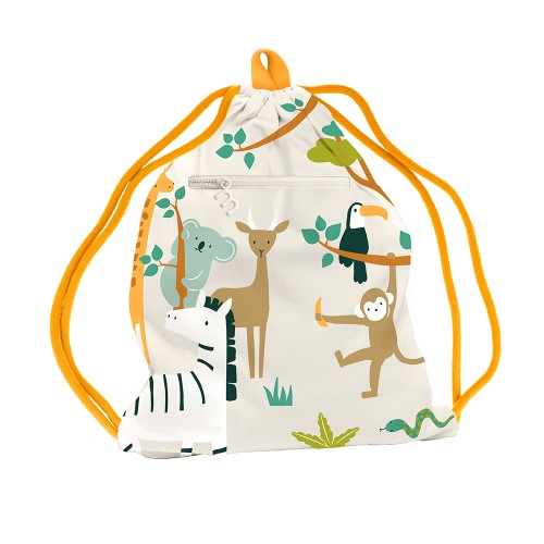 Miniland Αδιάβροχο Παιδικό Σακίδιο Πλάτης Kiddie Sack Jungle