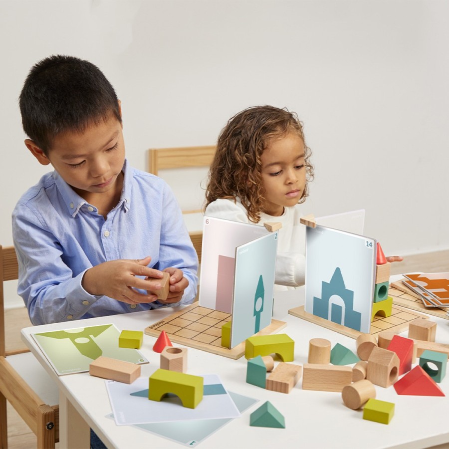 Miniland Παιχνίδι Κατασκευών Shape Makers με 40 Κομμάτια