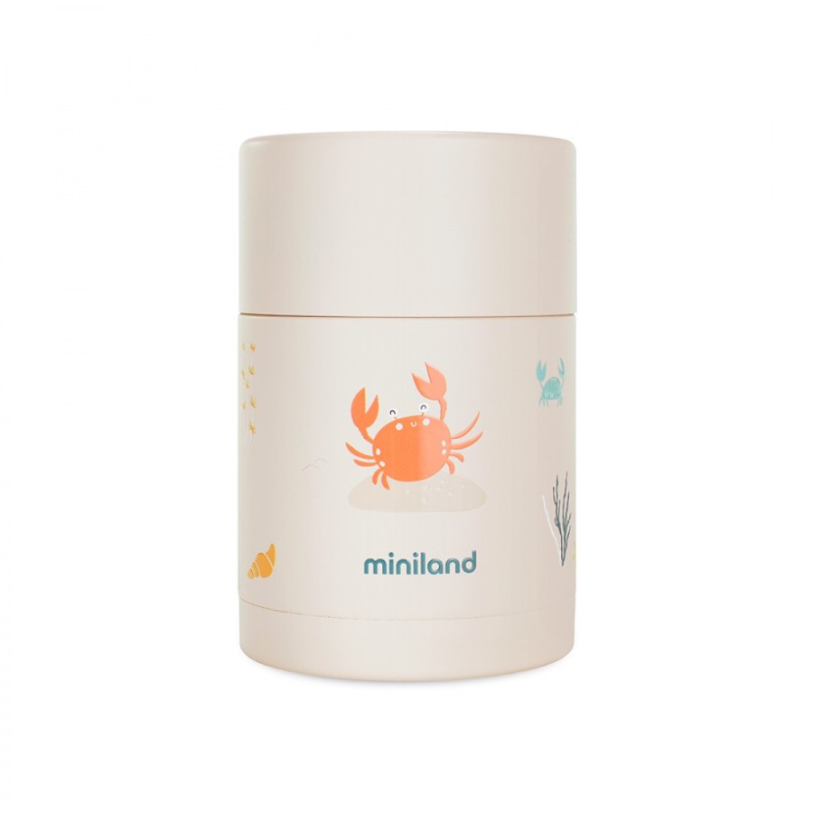 Miniland Παιδικό Θερμός Φαγητού Ocean Crab 600ml