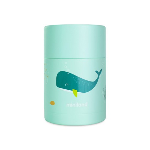 Miniland Παιδικό Θερμός Φαγητού Ocean Whale 600ml