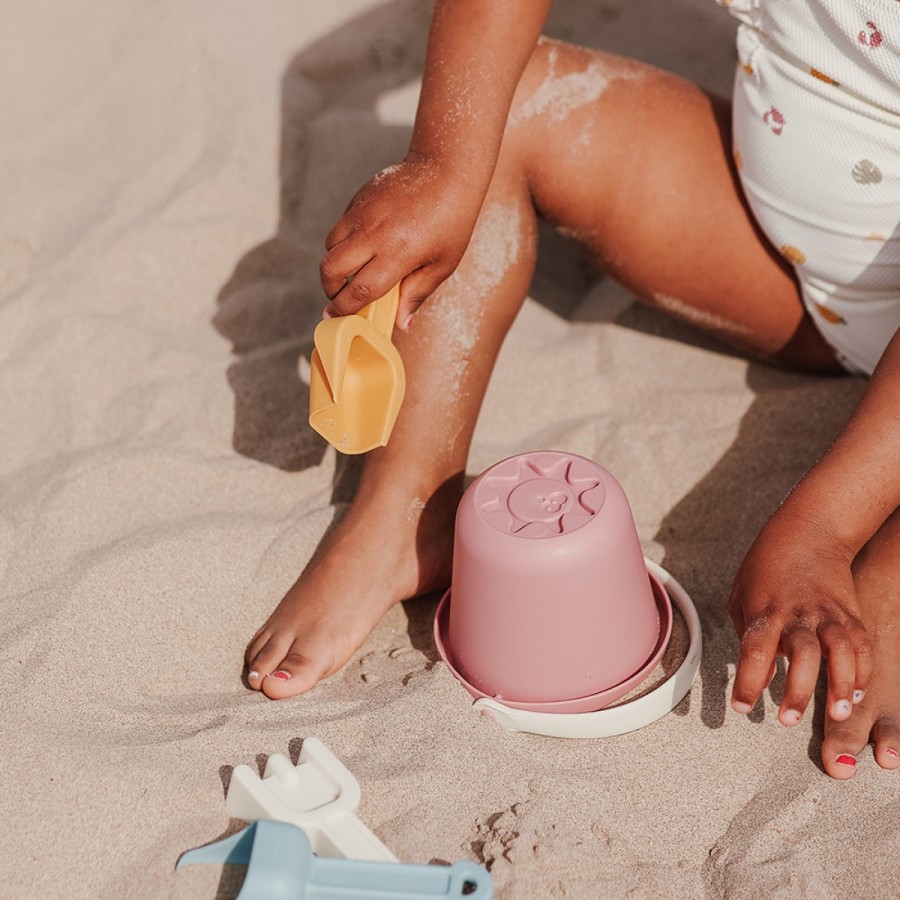 Minland Σετ Παιχνιδιών Παραλίας με Κουβαδάκι ΕCO Baby Warm