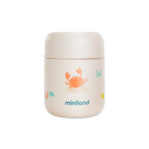 Miniland Παιδικό Θερμός Φαγητού Ocean Crab 280ml