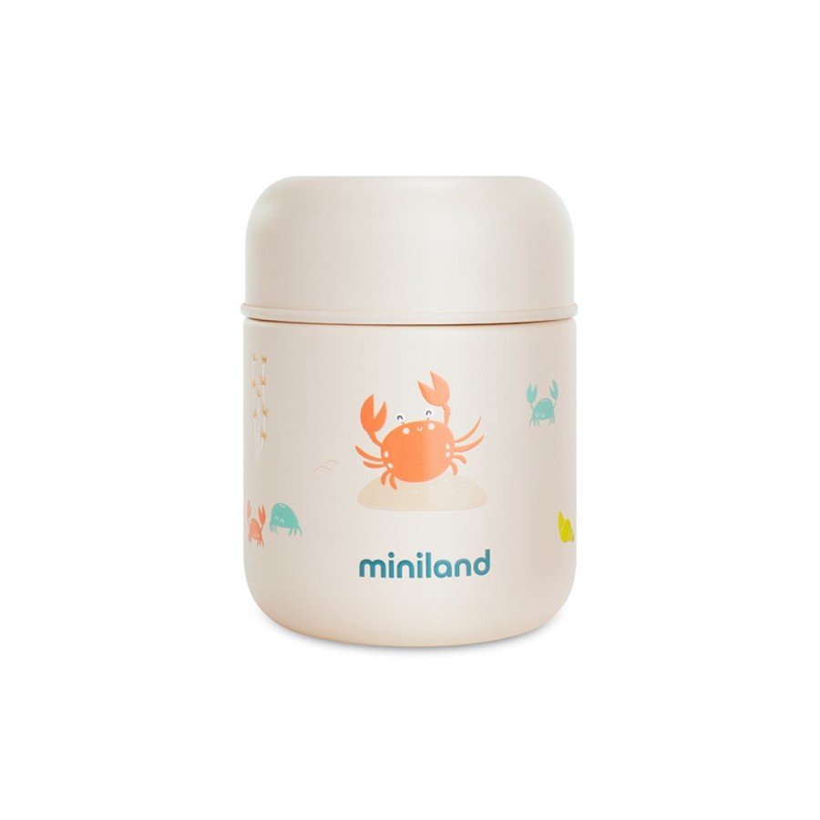 Miniland Παιδικό Θερμός Φαγητού Ocean Crab 280ml
