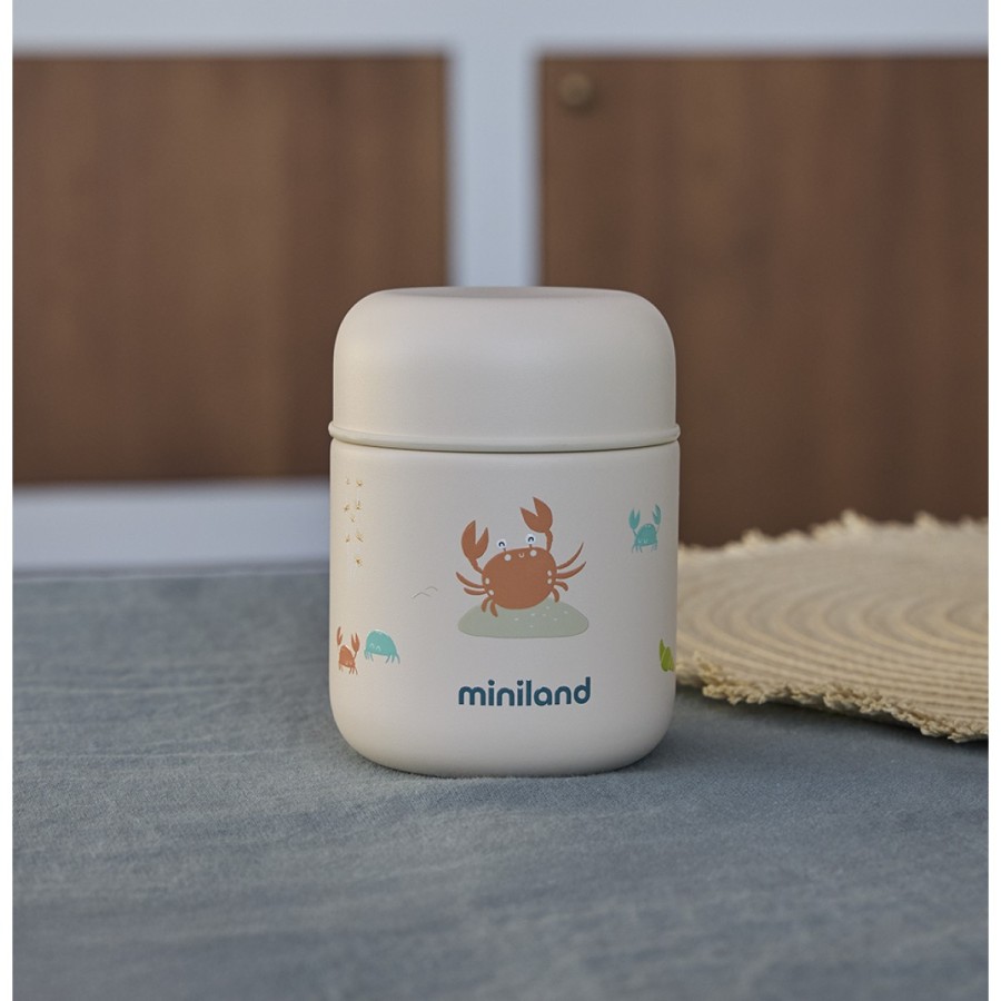Miniland Παιδικό Θερμός Φαγητού Ocean Crab 280ml