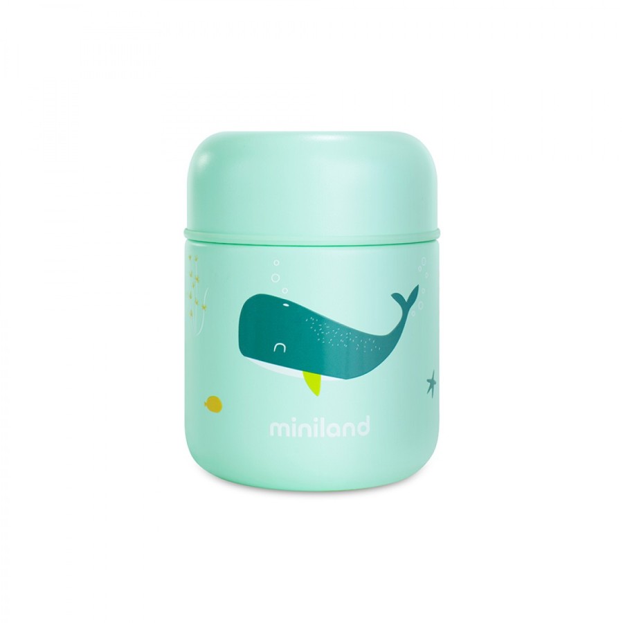 Miniland Παιδικό Θερμός Φαγητού Ocean Whale 280ml
