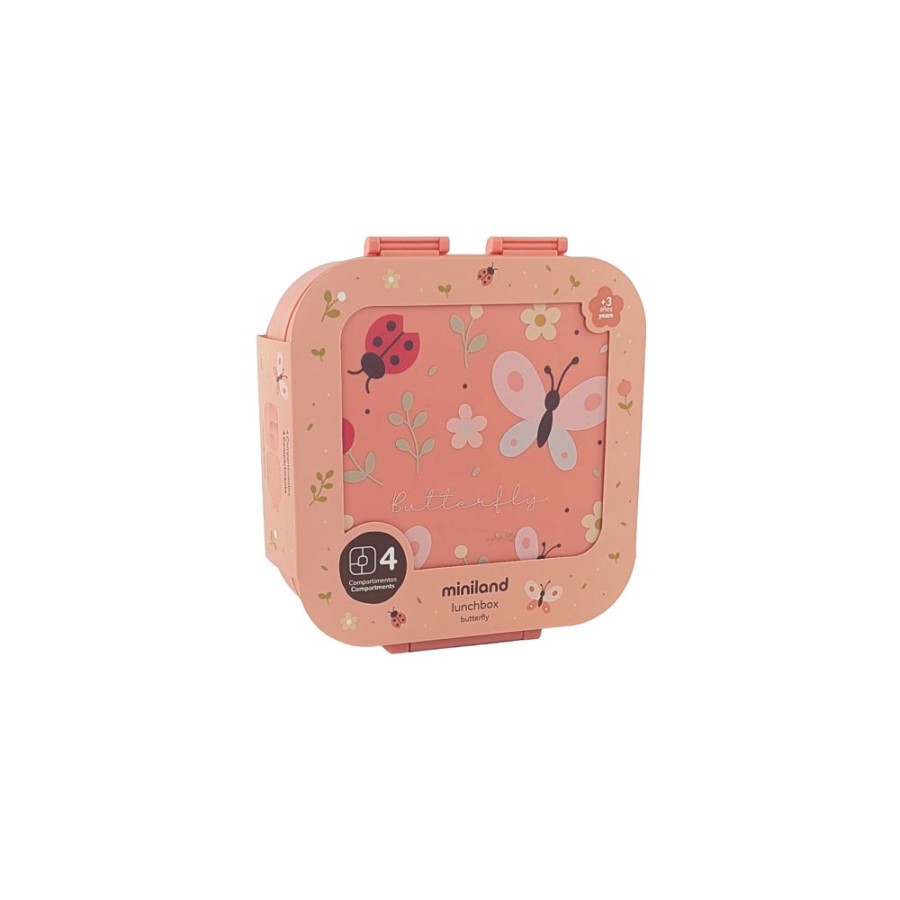 Miniland Παιδικο Δοχειο Φαγητου Butterfly 1200 Ml