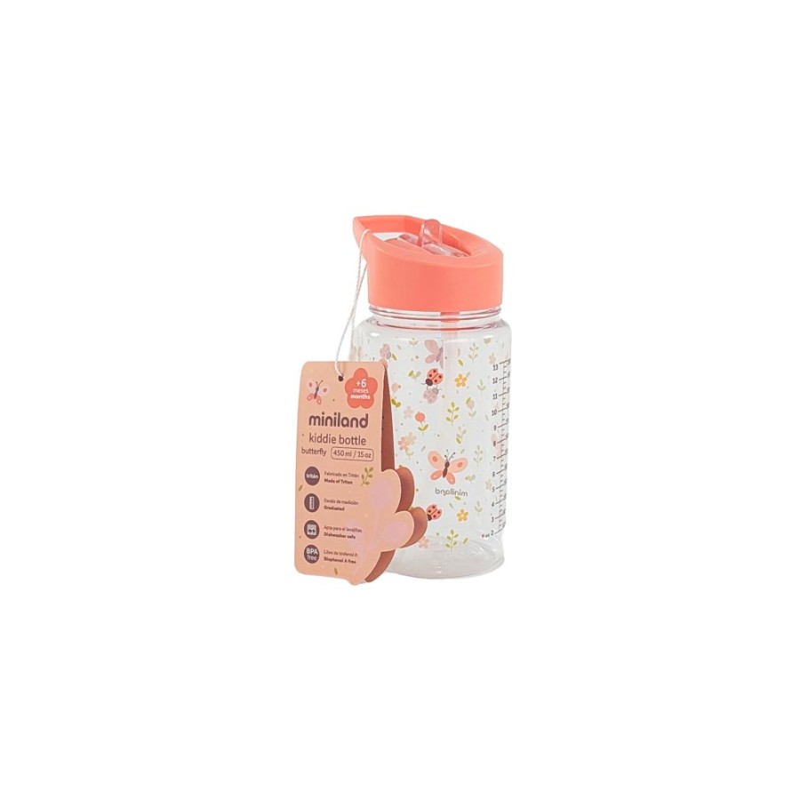 Miniland Παιδικο Παγουρι Kiddie Bottle Butterfly 500 Ml