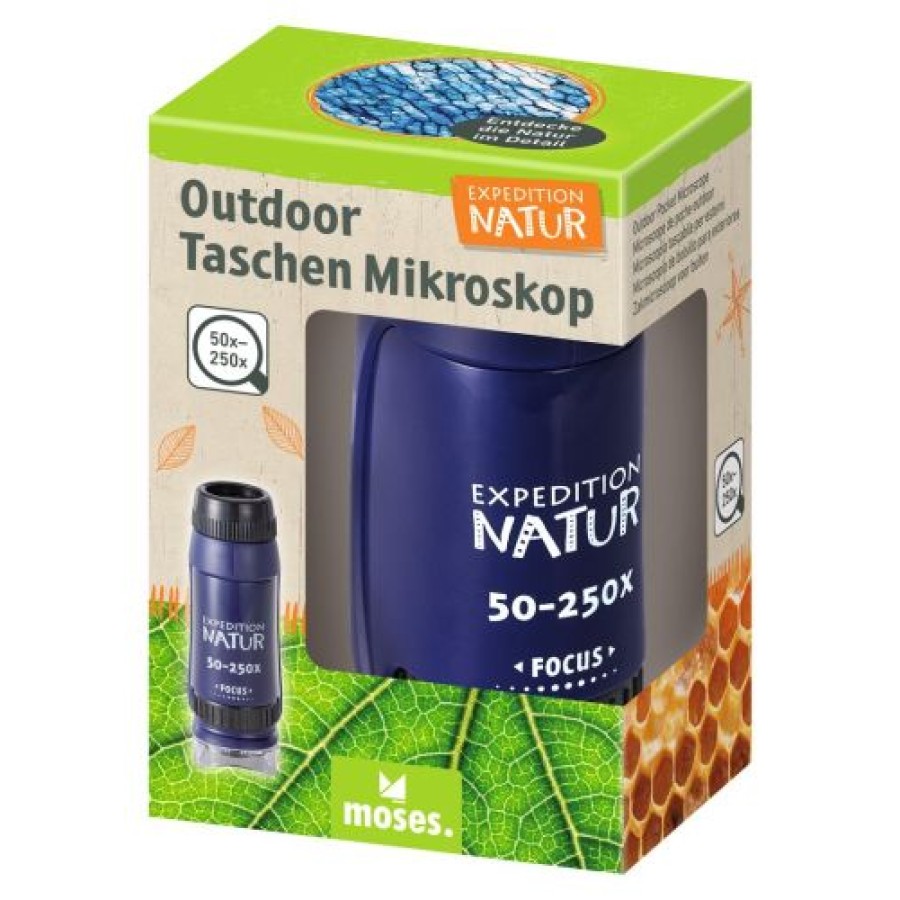 Παιδικό Μικροσκόπιο Τσέπης 50x-250x Moses Expedition Natur Outdoor