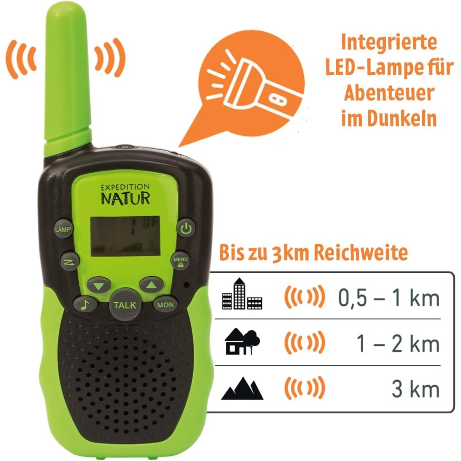 Παιδικά Walkie Talkies Moses Expedition Natur Σετ 2τμχ.