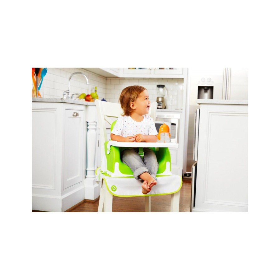 Munchkin Εκπαιδευτικό Ποτήρι με Καλαμάκι Tip & Sip Cup 207ml Orange Pastel