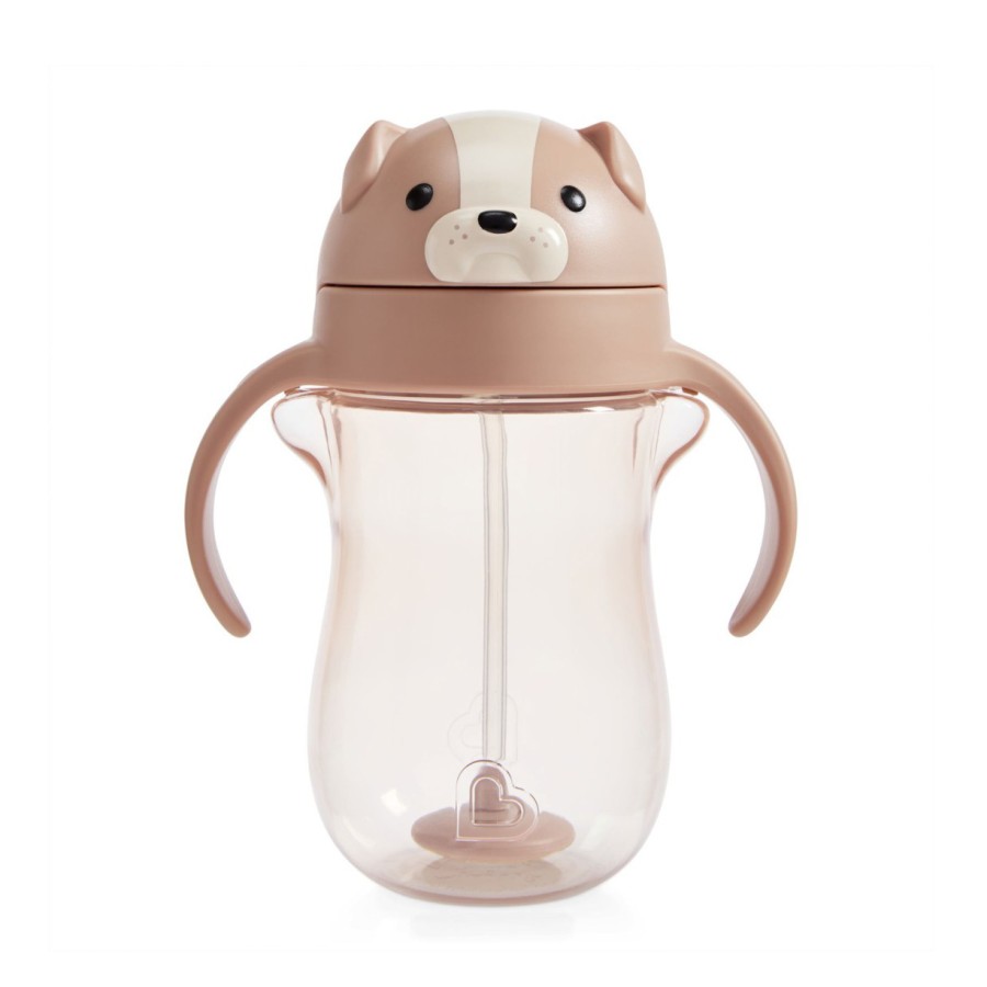 Εκπαιδευτικό Ποτήρι με Καλαμάκι Munchkin Tip & Sip Dog 296ml