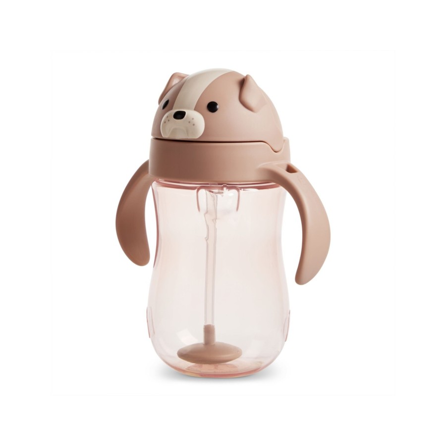 Εκπαιδευτικό Ποτήρι με Καλαμάκι Munchkin Tip & Sip Dog 296ml