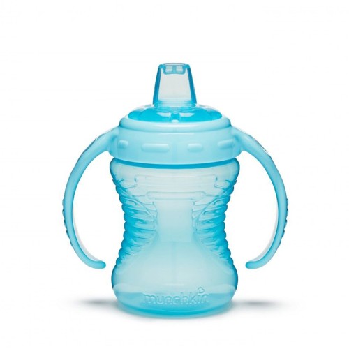 Munchkin Mighty Grip Trainer Εκπαιδευτικό Ποτηράκι με Χερούλια 240ml Μπλε