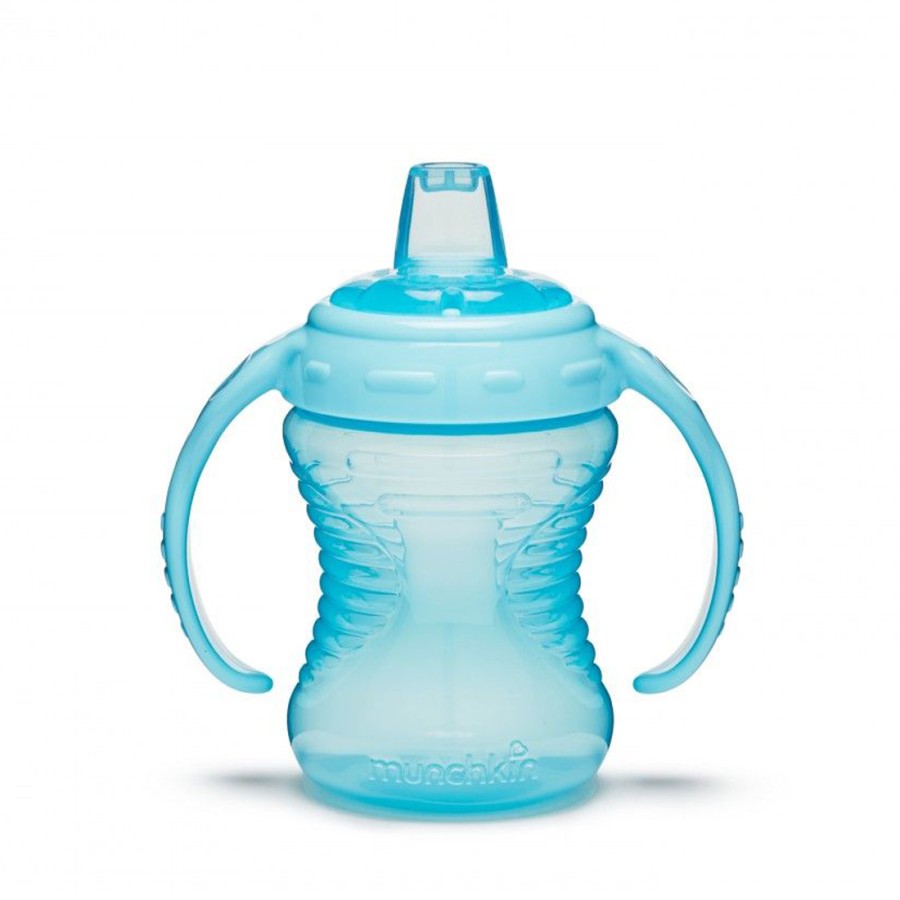 Munchkin Mighty Grip Trainer Εκπαιδευτικό Ποτηράκι με Χερούλια 240ml Μπλε
