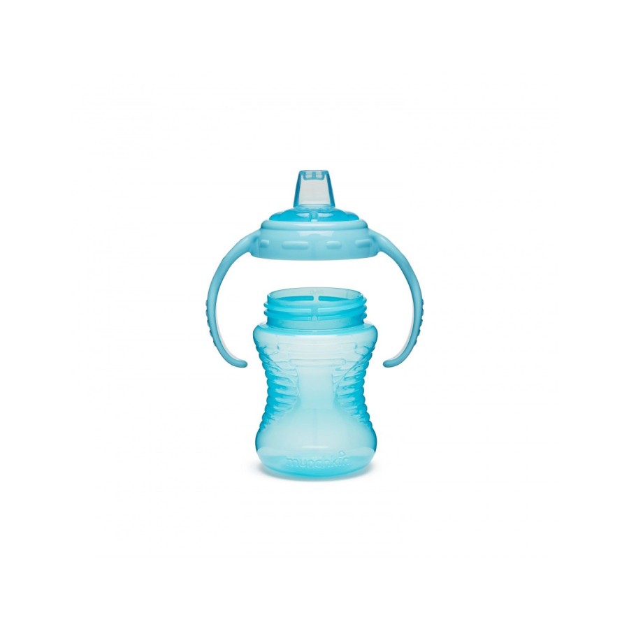 Munchkin Mighty Grip Trainer Εκπαιδευτικό Ποτηράκι με Χερούλια 240ml Μπλε