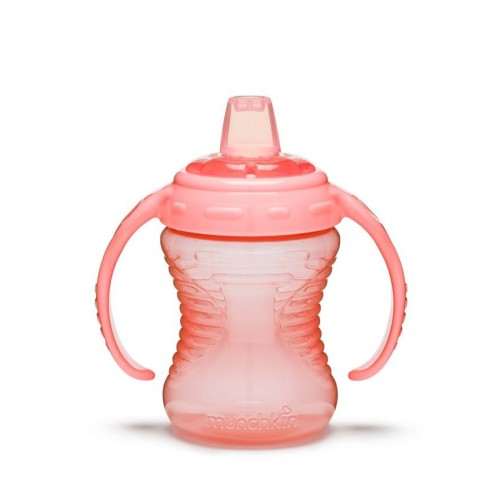 Munchkin Mighty Grip Trainer Εκπαιδευτικό Ποτηράκι με Χερούλια 240ml Ροζ