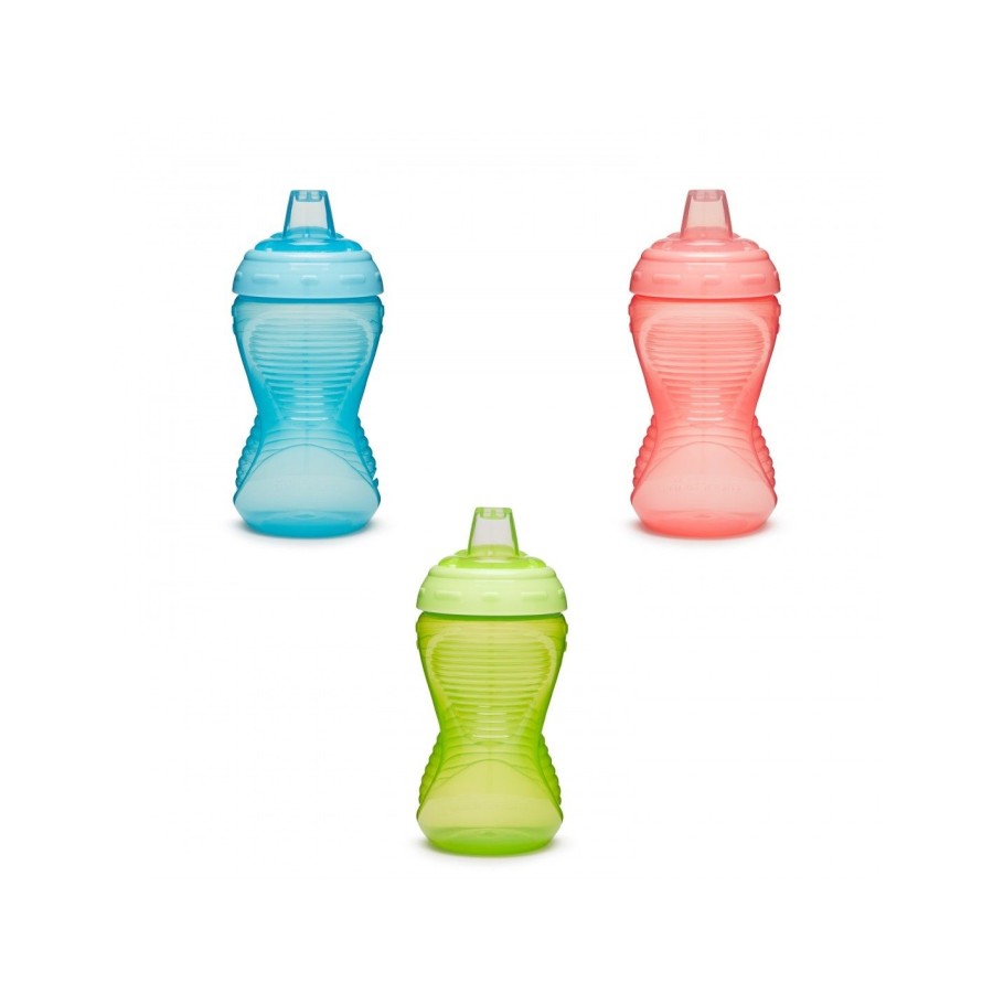 Munchkin Mighty Grip Sippy Εκπαιδευτικό Ποτηράκι με Χερούλια 300ml Πράσινο