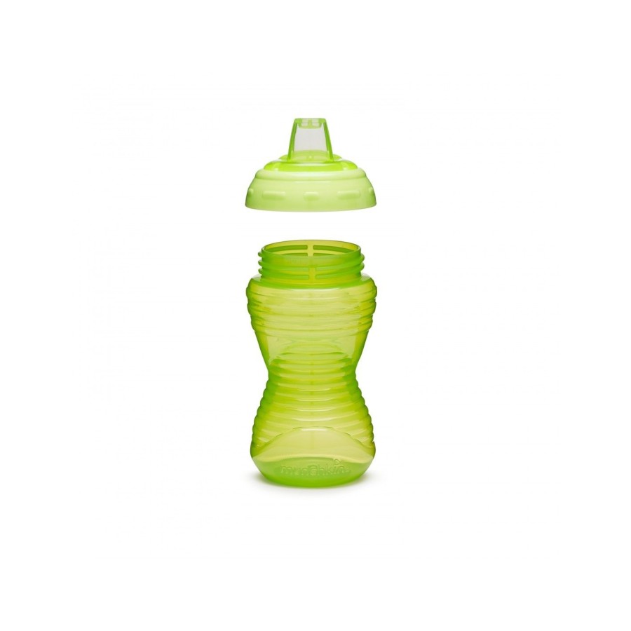 Munchkin Mighty Grip Sippy Εκπαιδευτικό Ποτηράκι με Χερούλια 300ml Πράσινο
