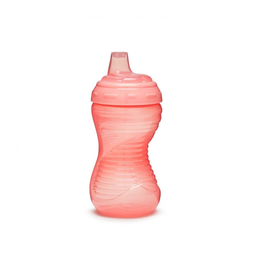 Munchkin Mighty Grip Sippy mΕκπαιδευτικό Ποτηράκι με Χερούλια 300ml Ροζ