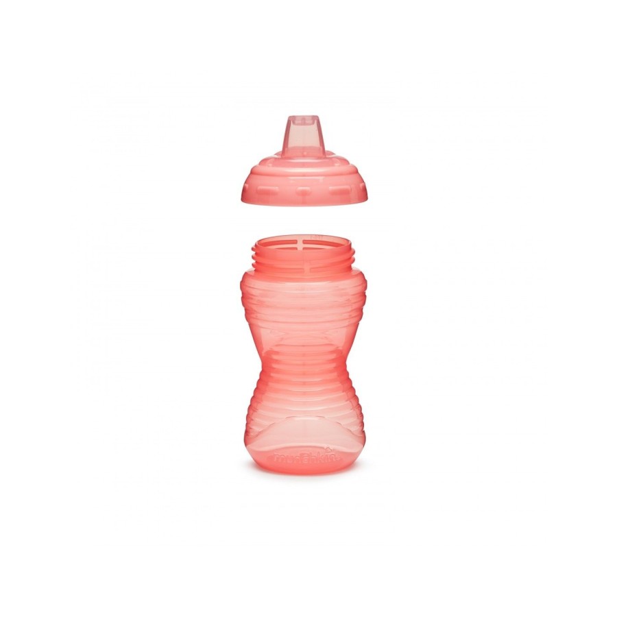 Munchkin Mighty Grip Sippy mΕκπαιδευτικό Ποτηράκι με Χερούλια 300ml Ροζ