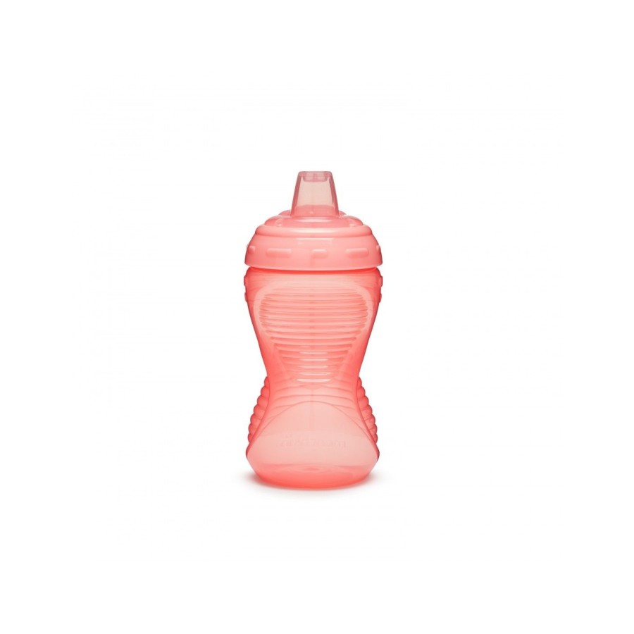 Munchkin Mighty Grip Sippy mΕκπαιδευτικό Ποτηράκι με Χερούλια 300ml Ροζ