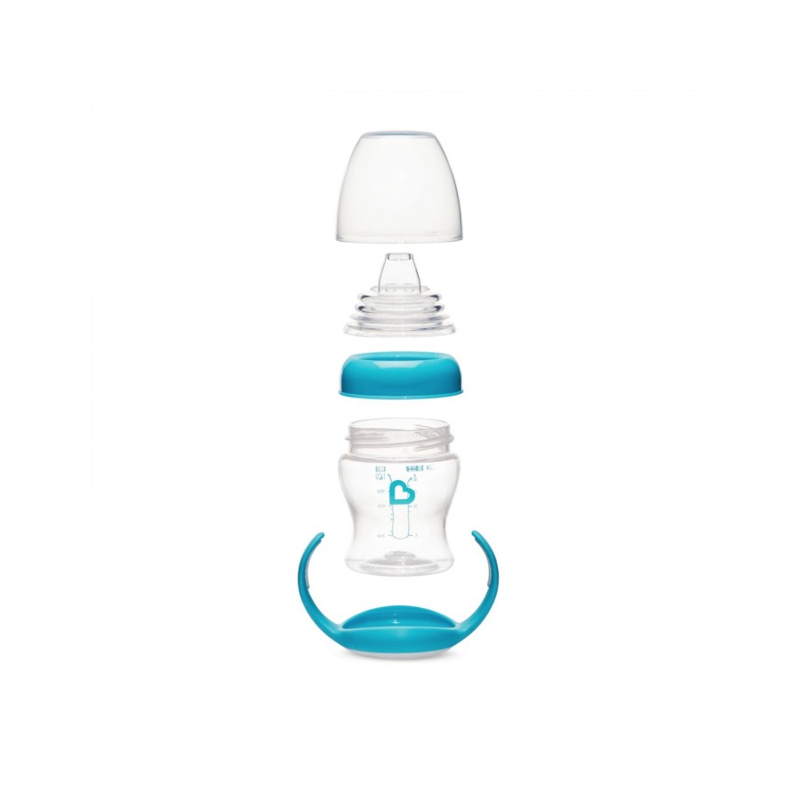 Βρεφικό Εκπαιδευτικό Ποτηράκι Munchkin Gentle Transition Cup 118ml Clear Blue