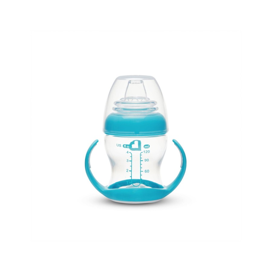 Βρεφικό Εκπαιδευτικό Ποτηράκι Munchkin Gentle Transition Cup 118ml Clear Blue