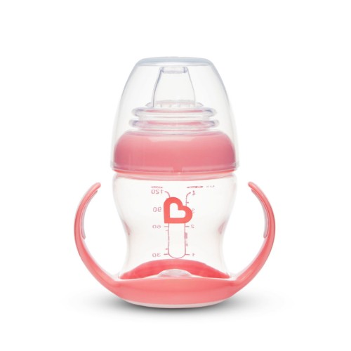 Βρεφικό Εκπαιδευτικό Ποτηράκι Munchkin Gentle Transition Cup 118ml Clear Pink