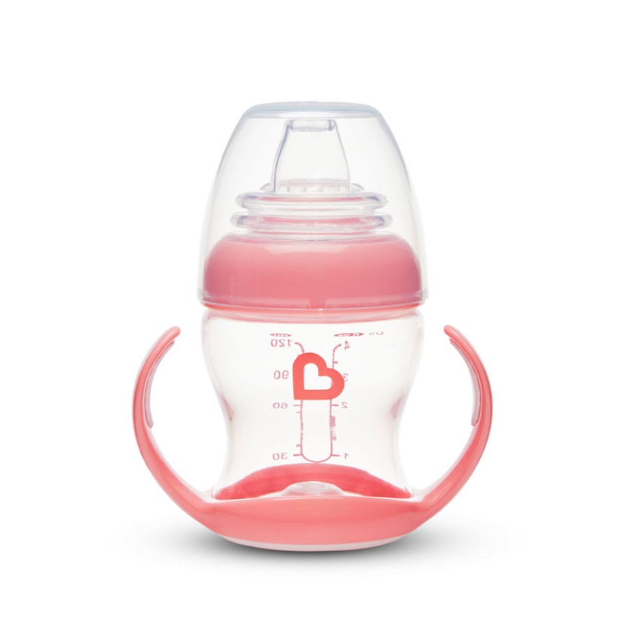 Βρεφικό Εκπαιδευτικό Ποτηράκι Munchkin Gentle Transition Cup 118ml Clear Pink