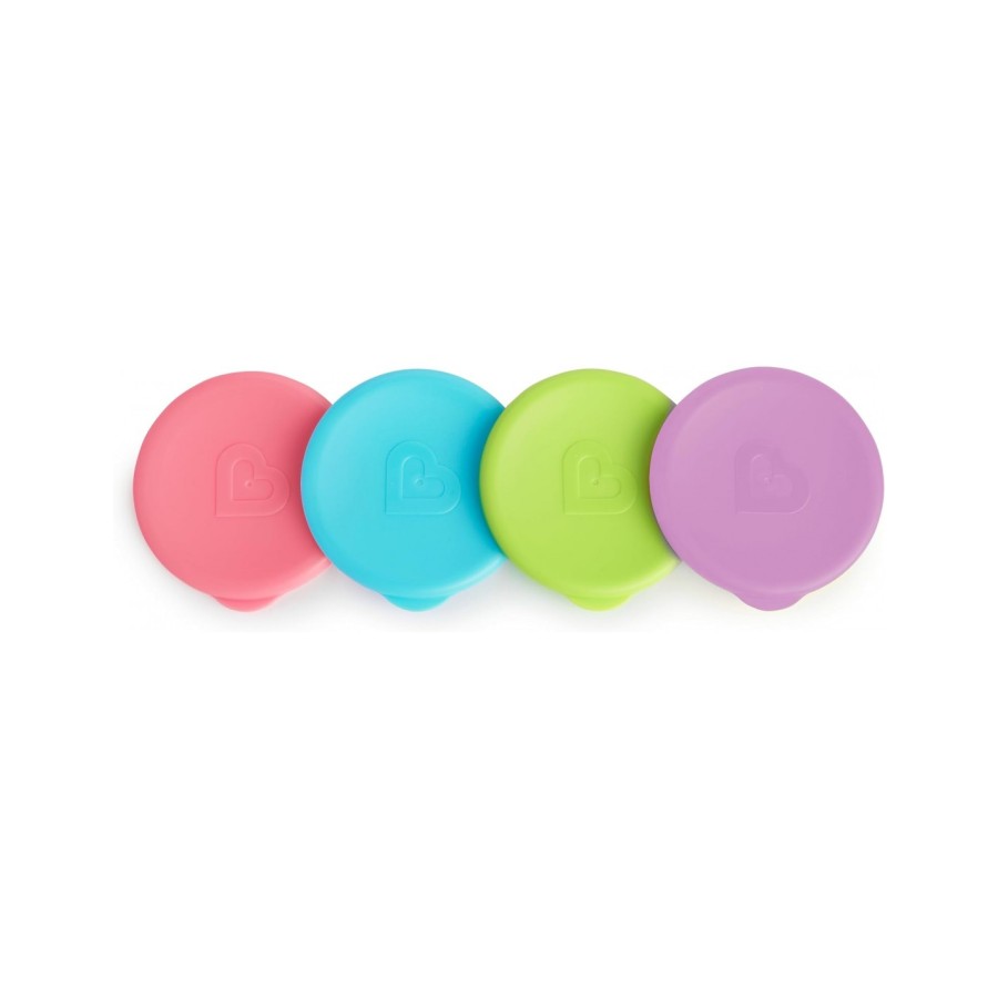 Munchkin Καπάκια για Παιδικά Ποτήρια Miracle Cup Lids Pastel 4τμχ.