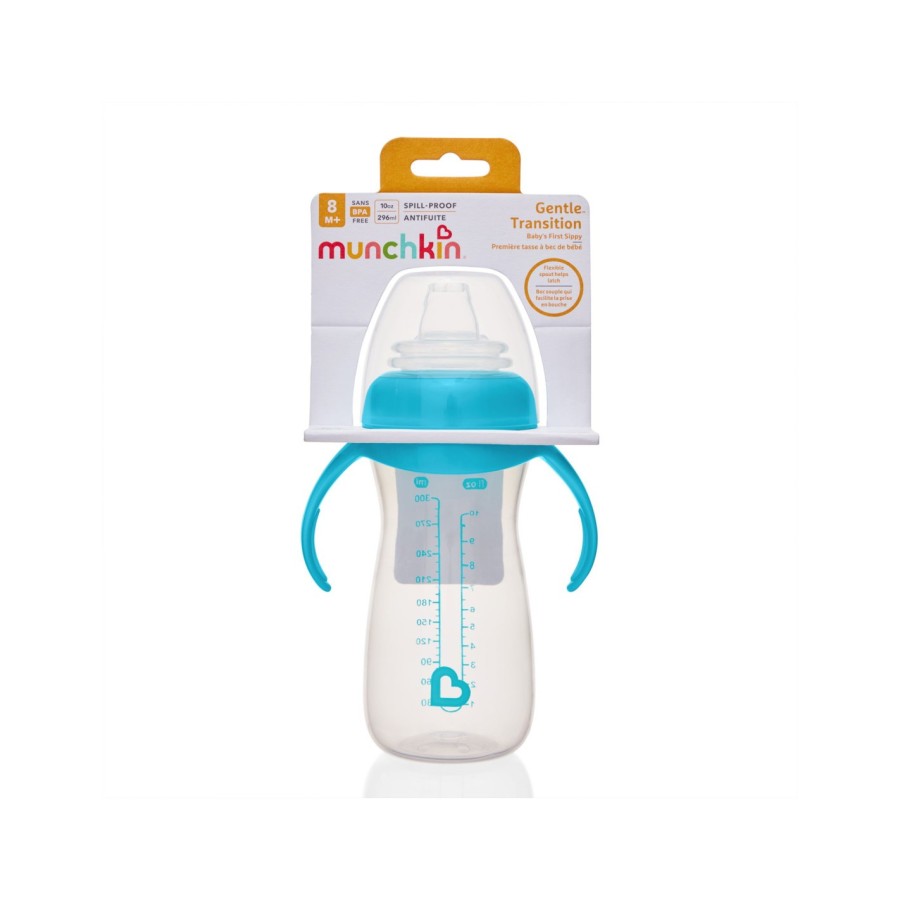 Παιδικό Κύπελο Μετάβασης Munchkin Gentle Tall Transition Cup 300ml Μπλε
