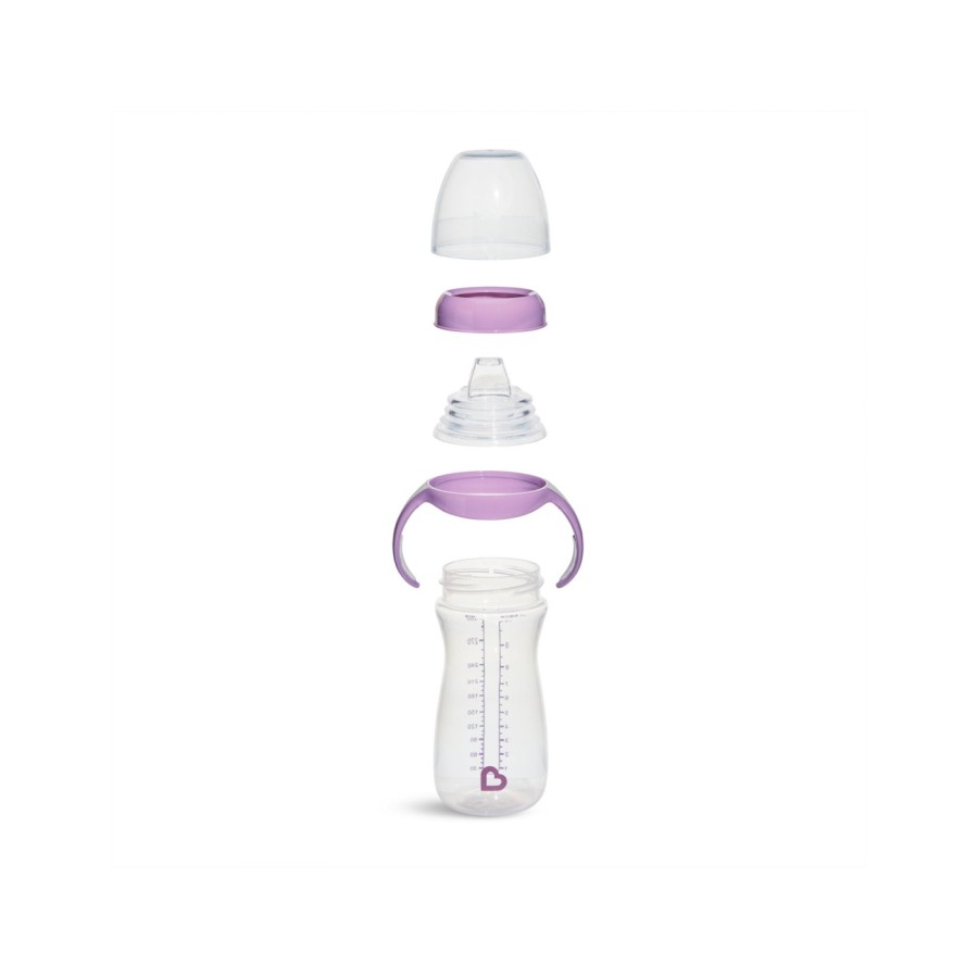Παιδικό Κύπελο Μετάβασης Munchkin Gentle Tall Transition Cup 300ml Μωβ