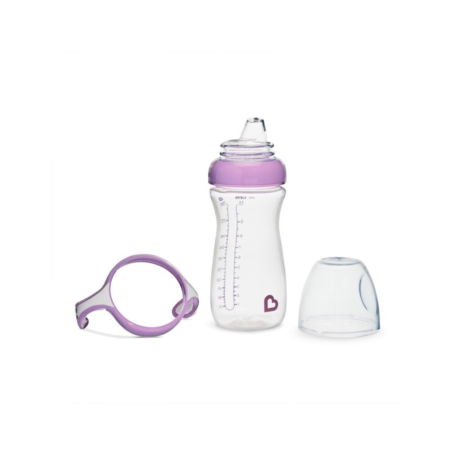 Παιδικό Κύπελο Μετάβασης Munchkin Gentle Tall Transition Cup 300ml Μωβ
