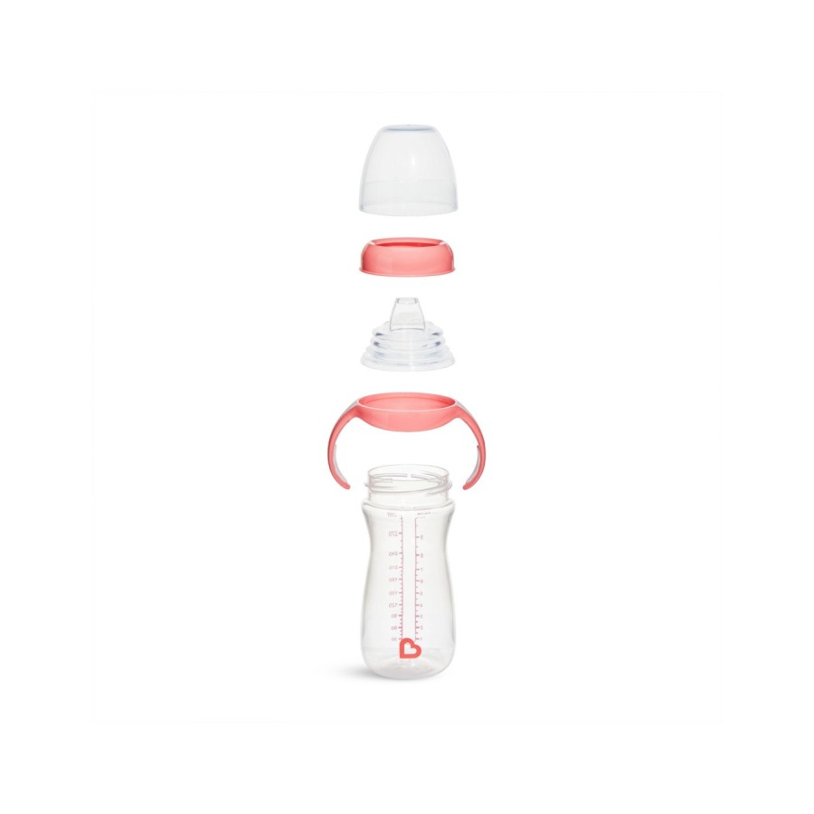 Παιδικό Κύπελο Μετάβασης Munchkin Gentle Tall Transition Cup 300ml Ροζ