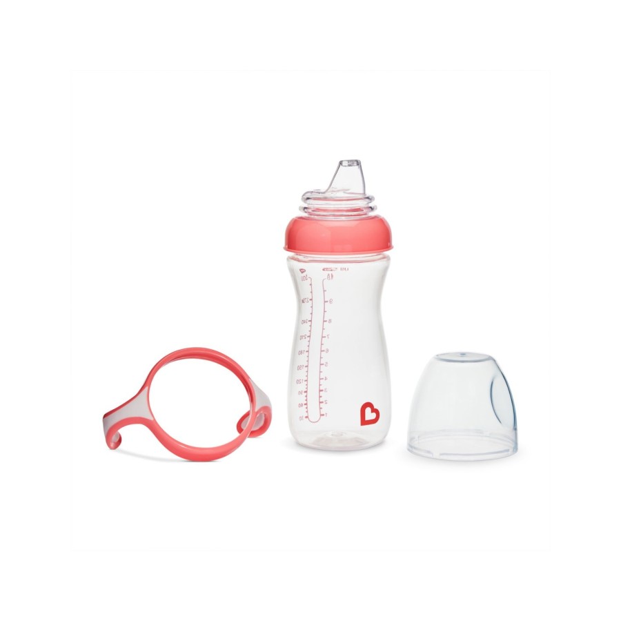 Παιδικό Κύπελο Μετάβασης Munchkin Gentle Tall Transition Cup 300ml Ροζ