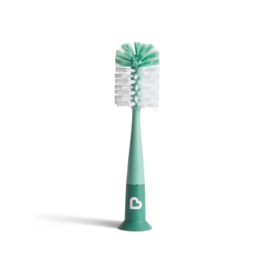 Munchkin Bristle Βούρτσα Καθαρισμού Μπιμπερό & Μπουκαλιών Sage