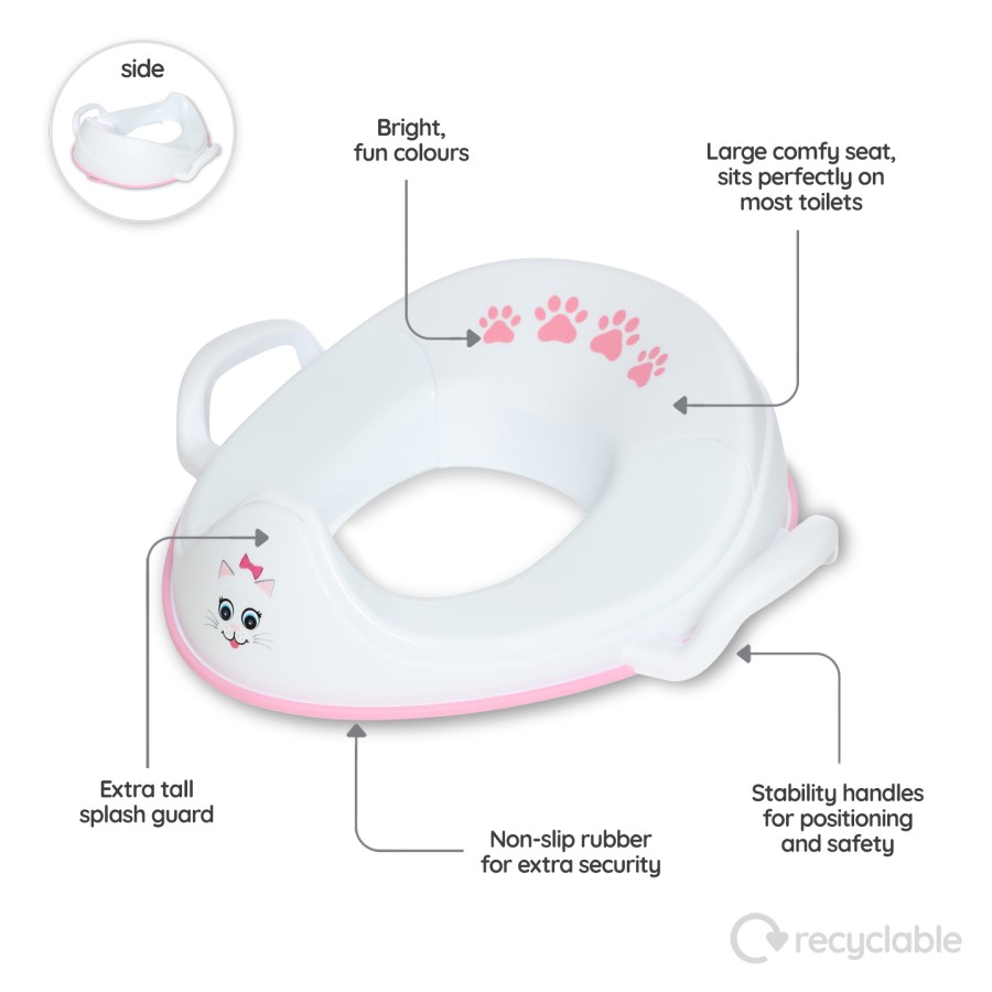 My Carry Potty Εκπαιδευτικό Κάθισμα Τουαλέτας My Little Trainer Cat Γατούλα