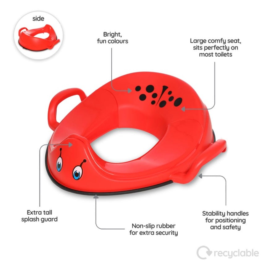 My Carry Potty Εκπαιδευτικό Κάθισμα Τουαλέτας My Little Trainer Ladybird Πασχαλίτσα