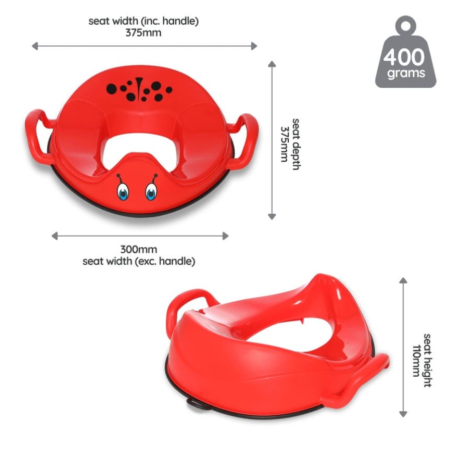 My Carry Potty Εκπαιδευτικό Κάθισμα Τουαλέτας My Little Trainer Ladybird Πασχαλίτσα