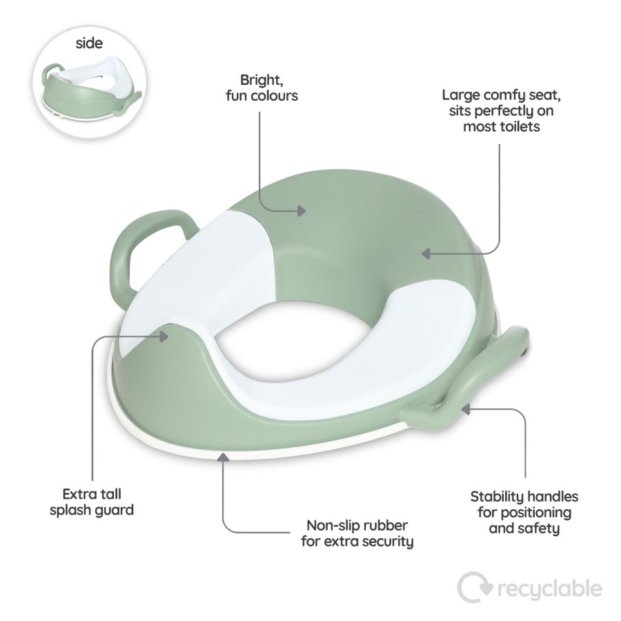 My Carry Potty Εκπαιδευτικό Κάθισμα Τουαλέτας My Little Trainer Sage Green