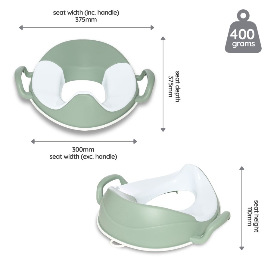 My Carry Potty Εκπαιδευτικό Κάθισμα Τουαλέτας My Little Trainer Sage Green