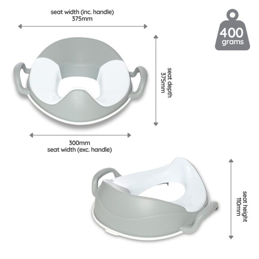 My Carry Potty Εκπαιδευτικό Κάθισμα Τουαλέτας My Little Trainer Pearl Grey