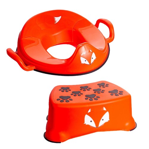 My Carry Potty Εκπαιδευτικό Σετ Τουαλέτας με Βοηθητικό Κάθισμα & Σκαλοπατάκι Fox