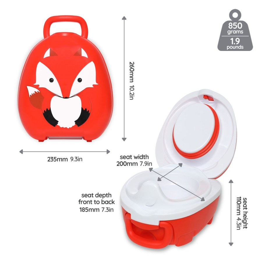 My Carry Potty Φορητό Γιογιό Fox Αλεπουδάκι