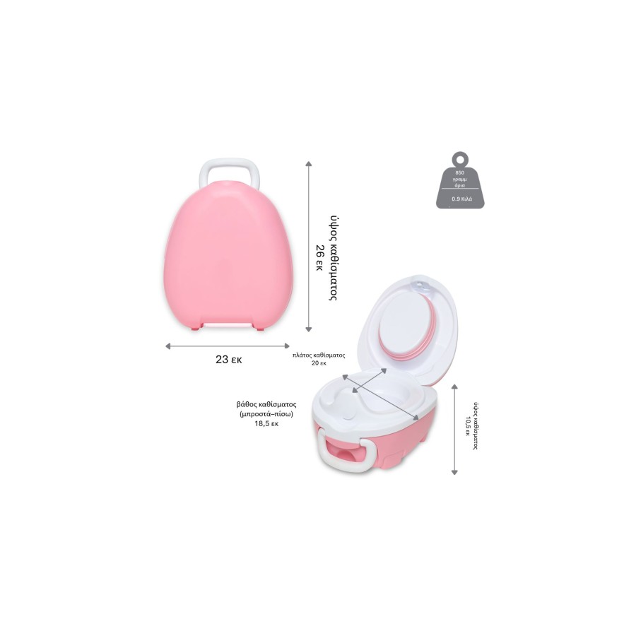 My Carry Potty Φορητό Γιογιό Blush Pink