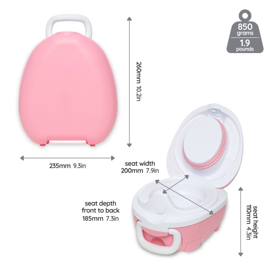 My Carry Potty Φορητό Γιογιό Blush Pink